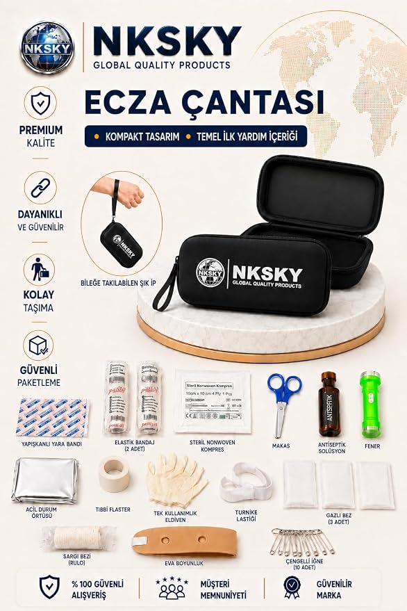 Ev tipi ilk yardım çantası